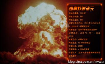 沙皇炸弹的威力多厉害,沙皇核弹在哪爆炸的及爆炸后果_168军事网