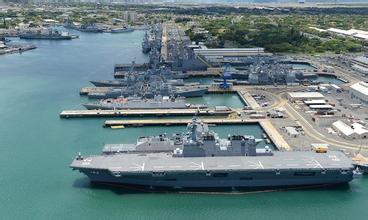 日本最新一艘准航母下水图,日本现在有几艘航