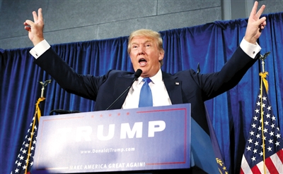 特朗普参选美国总统的支持率及财富,特朗普对