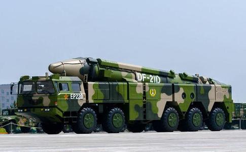 中程反舰弹道导弹东风21D阅兵,东风-21d反舰