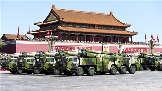 中程反舰弹道导弹东风21D阅兵,东风-21d反舰