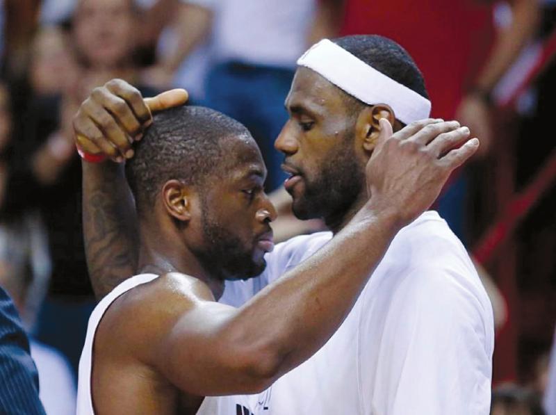 詹姆斯对韦德的评价 詹姆斯和韦德的关系 NBA