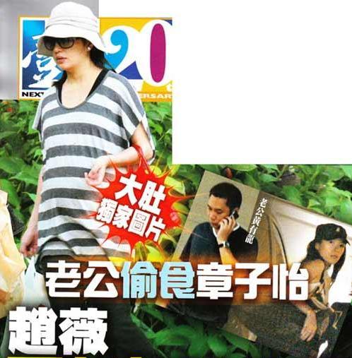 赵薇孕期老公密会章子怡怎么回事 赵薇老公黄有龙前妻是谁资料照