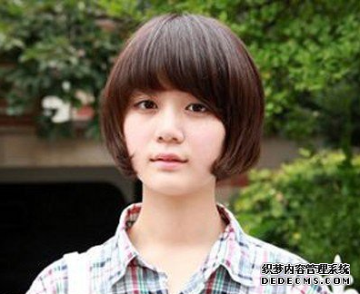 胖脸女生最佳短发发型 什么样的刘海显脸瘦