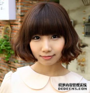 胖脸女生最佳短发发型 什么样的刘海显脸瘦