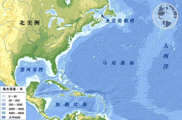没有海岸的马尾藻海美到窒息但也是"海洋坟地",海水透明到吓人