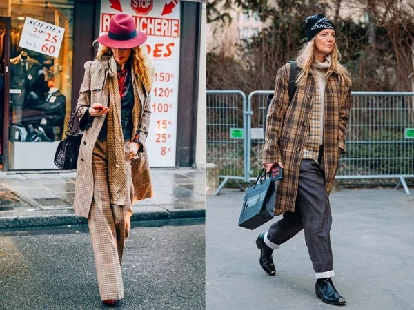 格纹大衣怎样搭配最好内搭什么好看 get大热的格纹元素